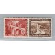 ALEMANIA 1936 ESTAMPILLAS SE-TENANT ZUSAMMENDRUCKE NUEVAS MINT